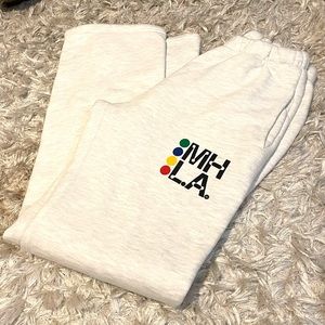 MADHAPPY | Logo fleece sweatpants